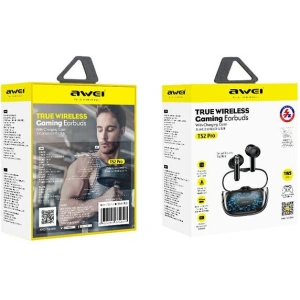 Hurtownia GSM - Słuchawki TWS AWEI Bluetooth 5.3 T52 Pro czarne - AWEI124 - {ean13} - Hurt