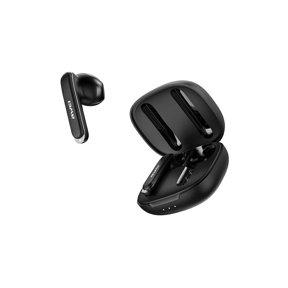 Hurtownia GSM - Căști TWS AWEI Bluetooth 5.3 T66 negre - AWEI125 - {ean13} - Hurt