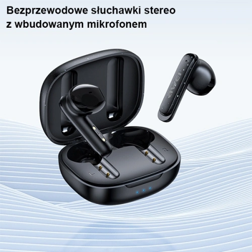 Słuchawki TWS AWEI Bluetooth 5.3 T66 czarne