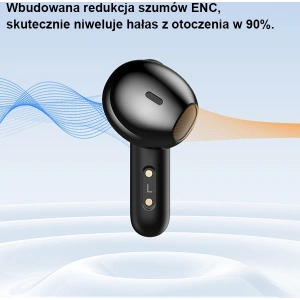 Hurtownia GSM - Sluchátka TWS AWEI Bluetooth 5.3 T66 černé - AWEI125 - {ean13} - Hurt