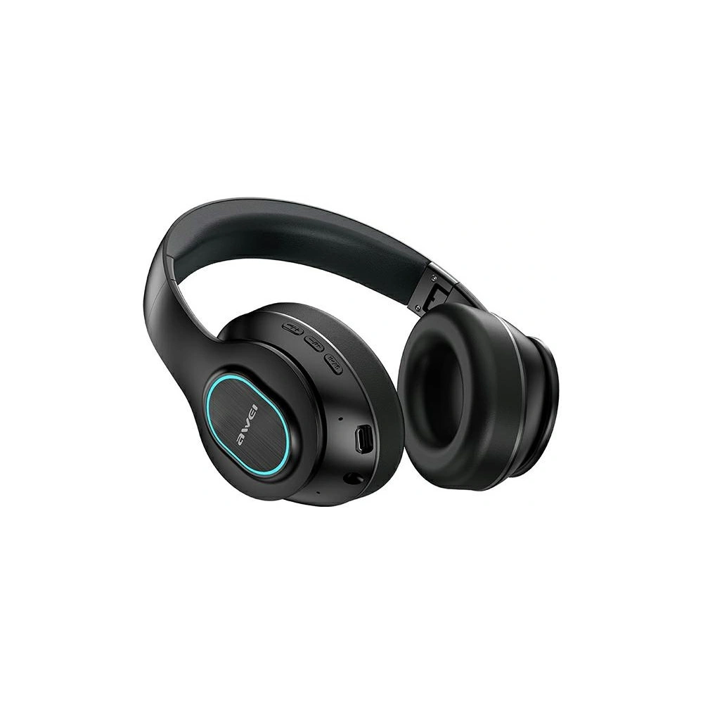Hurtownia GSM - Sluchátka na uši AWEI Bluetooth A100BL černé - AWEI126 - {ean13} - Hurt