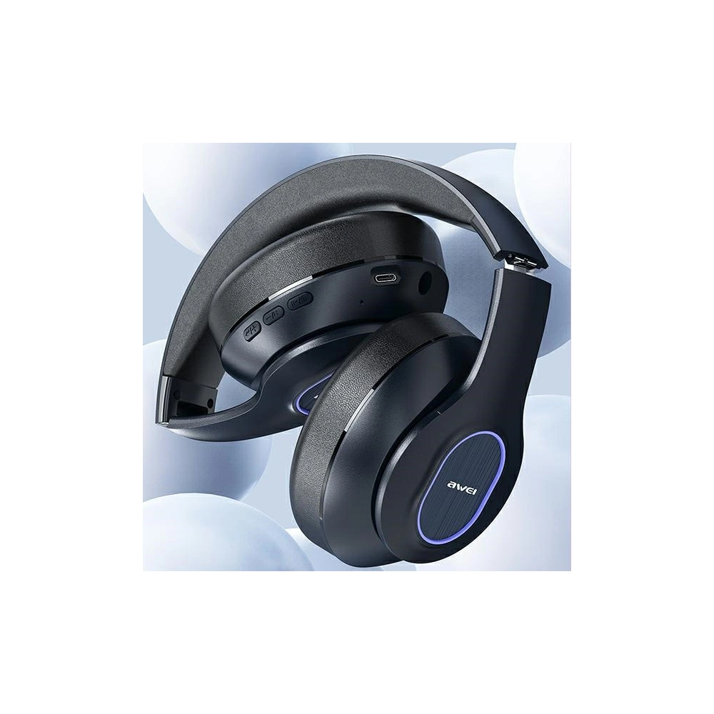 Hurtownia GSM - Sluchátka na uši AWEI Bluetooth A100BL černé - AWEI126 - {ean13} - Hurt