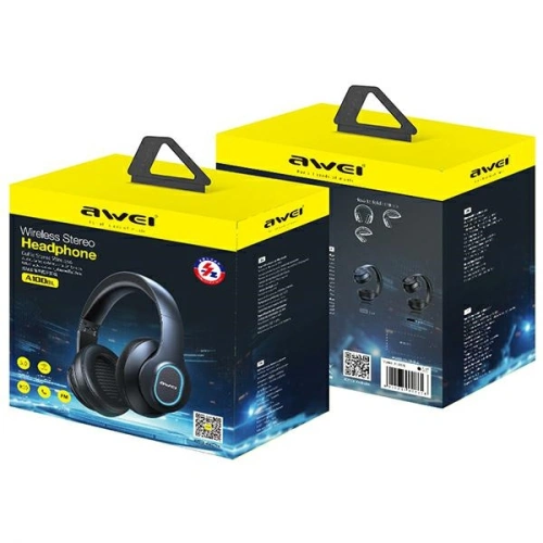 Słuchawki nauszne AWEI Bluetooth A100BL czarne