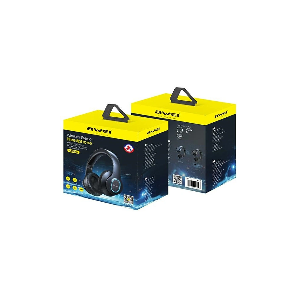 Hurtownia GSM - AWEI A100BL fekete Bluetooth fejhallgató - AWEI126 - {ean13} - Hurt