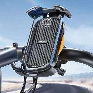Hurtownia GSM - Fahrradhalterung AWEI X29 4,7"-6,7" für Rahmen schwarz - AWEI130 - {ean13} - Hurt