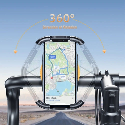 Uchwyt rowerowy AWEI X29 4,7"-6,7" do ramy czarny