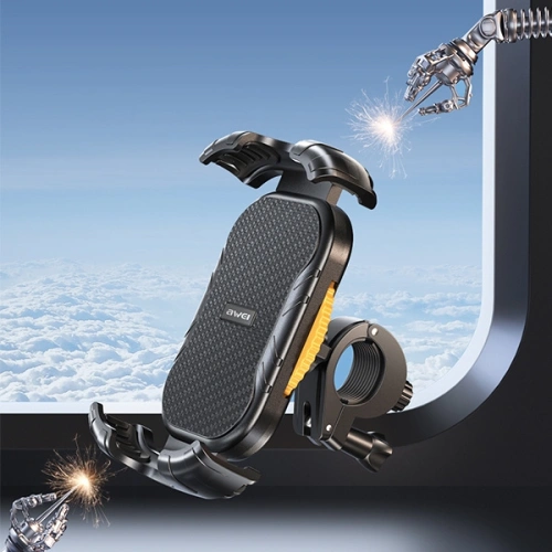 Uchwyt rowerowy AWEI X29 4,7"-6,7" do ramy czarny