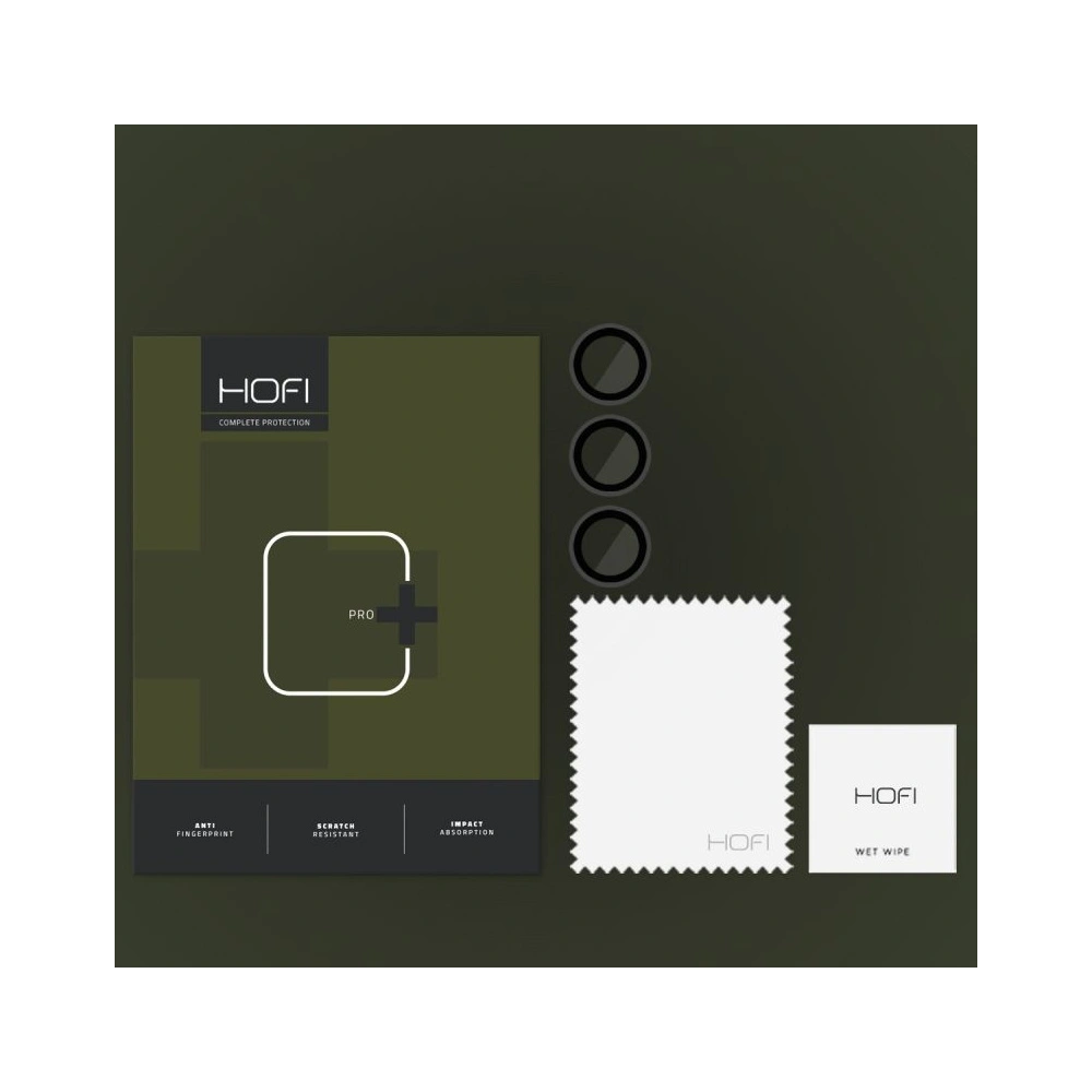 Hurtownia GSM - Sticlă pentru obiectivul aparatului Hofi Camring Pro+ Samsung Galaxy S23/S23+ Plus Black - HOFI341 - {ean13} - Hurt