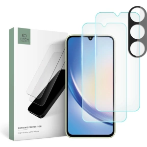 Hurtownia GSM - Edzett üveg + fényképezőgép lencsékhez Tech-Protect Supreme Set Samsung Galaxy A34 5G Clear [2+1 PACK] - THP1753 - {ean13} - Hurt