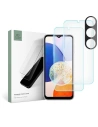 Edzett üveg + fényképezőgép lencsékhez Tech-Protect Supreme Set Samsung Galaxy A14 5G Clear [2+1 PACK]