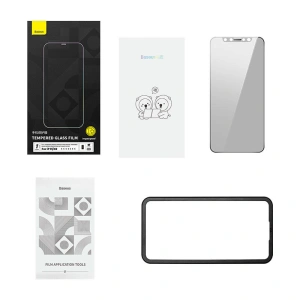 Hurtownia GSM - Edzett üveg Baseus Privacy Glass SGQP051002 0.3mm Apple iPhone 11/XR - BSU3971 - {ean13} - Hurt