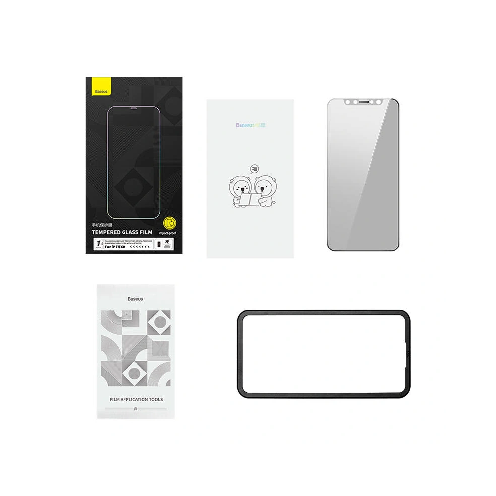Wholesale Baseus Privacy Glass SGQP051002 0.3mm Apple iPhone 11/XR - BSU3971 - {ean13} - Hurt