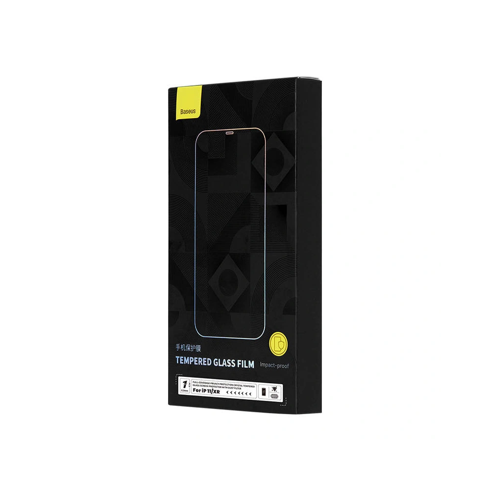 Hurtownia GSM - Sticlă securizată Baseus Privacy Glass SGQP051002 0.3mm Apple iPhone 11/XR - BSU3971 - {ean13} - Hurt