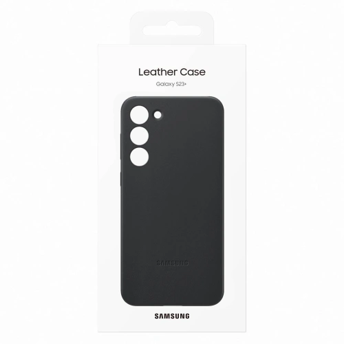 Etui Samsung Leather Cover EF-VS916LB S23+ S916 Czarny