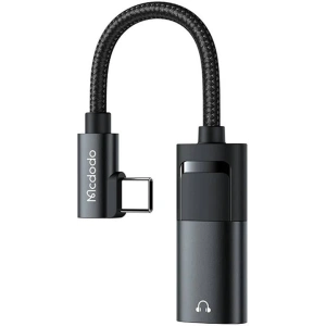 Hurtownia GSM - Adaptér Mcdodo CA-1880 USB-C/USB-C + AUX mini jack 3.5mm (černý) - MDD83 - {ean13} - Hurt