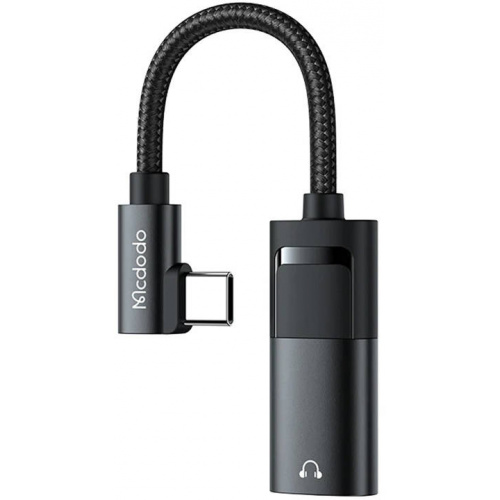 Hurtownia Mcdodo - 6921002618809 - MDD83 - Adapter Mcdodo CA-1880 USB-C/USB-C + AUX mini jack 3.5mm (czarny) - B2B homescreen