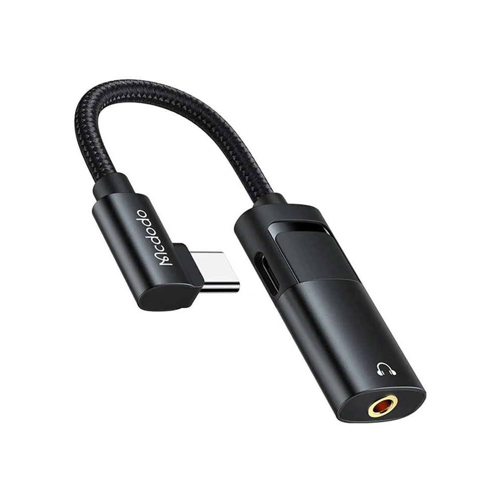 Hurtownia GSM - Adaptér Mcdodo CA-1880 USB-C/USB-C + AUX mini jack 3.5mm (černý) - MDD83 - {ean13} - Hurt