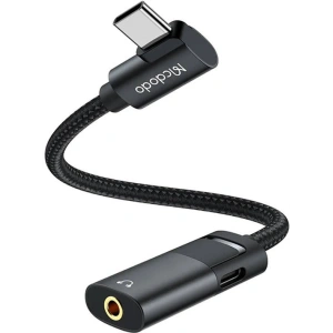Hurtownia GSM - Adaptér Mcdodo CA-1880 USB-C/USB-C + AUX mini jack 3.5mm (černý) - MDD83 - {ean13} - Hurt