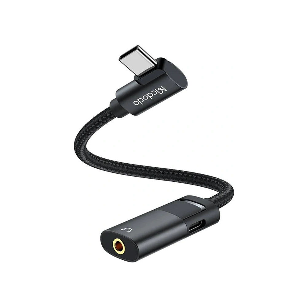 Hurtownia GSM - Adaptér Mcdodo CA-1880 USB-C/USB-C + AUX mini jack 3.5mm (černý) - MDD83 - {ean13} - Hurt