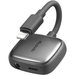Hurtownia GSM - Adaptér Mcdodo CA-2740 Lightning/Lightning + AUX mini jack 3.5mm (šedý) - MDD84 - {ean13} - Hurt