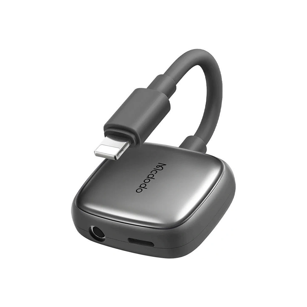 Wholesale Mcdodo CA-2740 Lightning/Lightning + AUX mini jack 3.5mm Adapter (gray) - MDD84 - {ean13} - Hurt