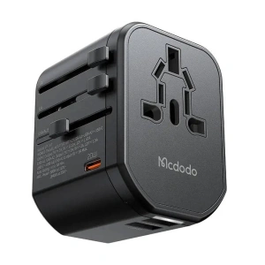 Hurtownia GSM - Univerzální síťová nabíječka EU/US/AU/UK Mcdodo CP-3471, PD 20W (černá) - MDD88 - {ean13} - Hurt