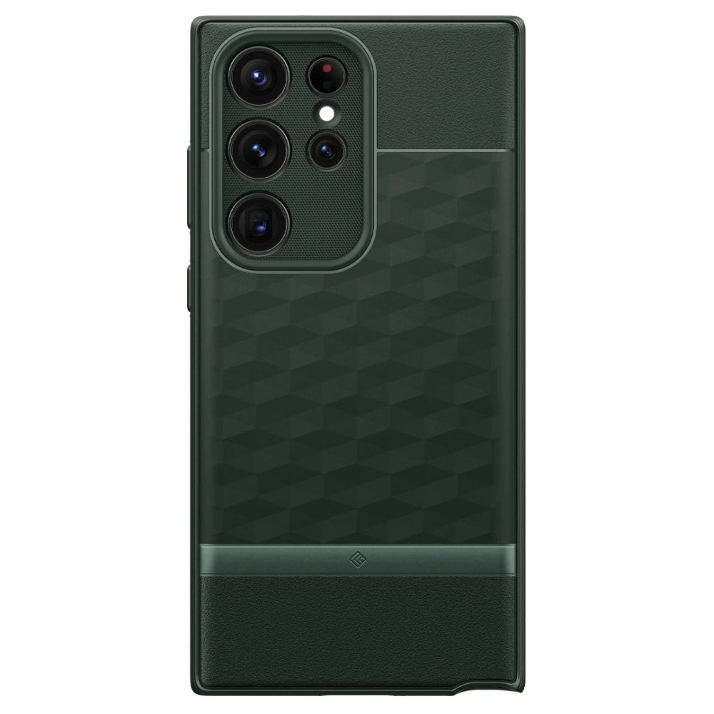 Hurtownia GSM - Etui Caseology Parallax Samsung Galaxy S23 Ultra Verde Miezul Nopții - CSL96 - {ean13} - Hurt
