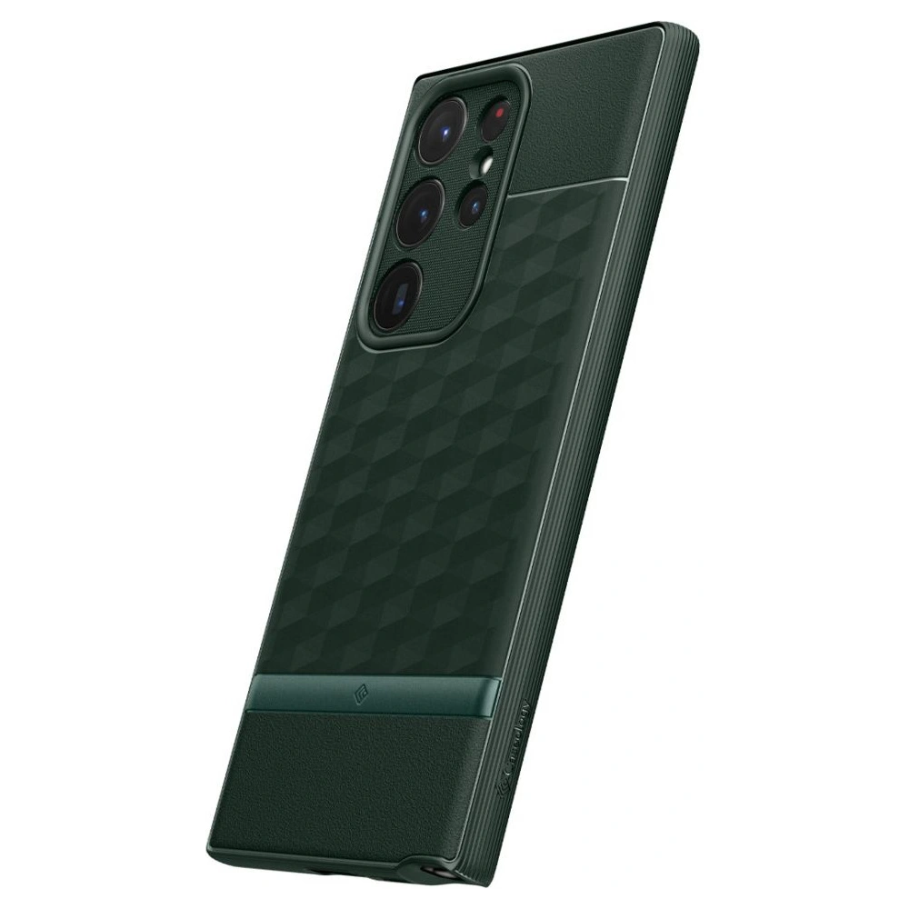 Hurtownia GSM - Etui Caseology Parallax Samsung Galaxy S23 Ultra Verde Miezul Nopții - CSL96 - {ean13} - Hurt