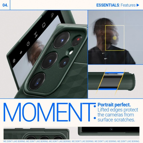 Etui Caseology Parallax Samsung Galaxy S23 Ultra Midnight Green