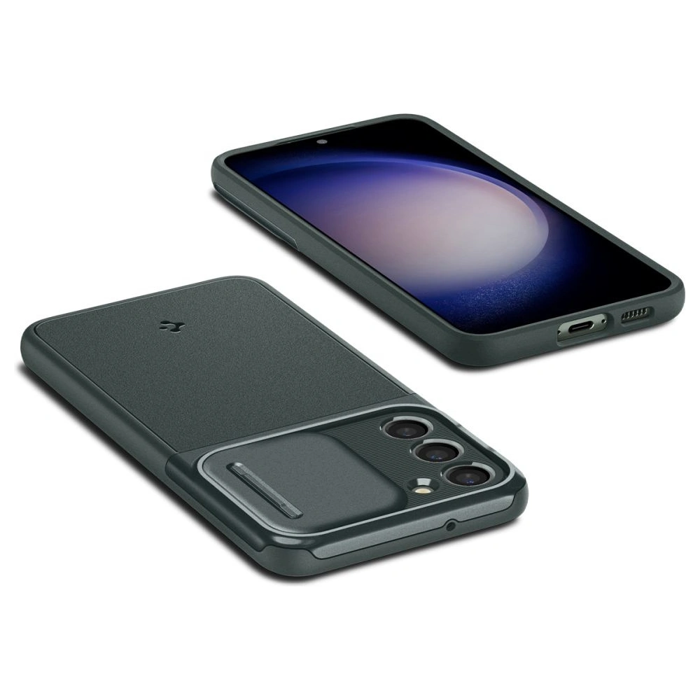Hurtownia GSM - Etui Spigen Optik Armor Samsung Galaxy S23 Abyss Green - SPN2782 - {ean13} - Hurt