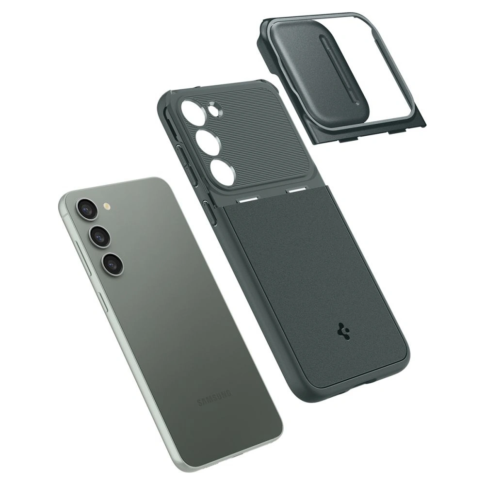 Hurtownia GSM - Etui Spigen Optik Armor Samsung Galaxy S23 Abyss Green - SPN2782 - {ean13} - Hurt