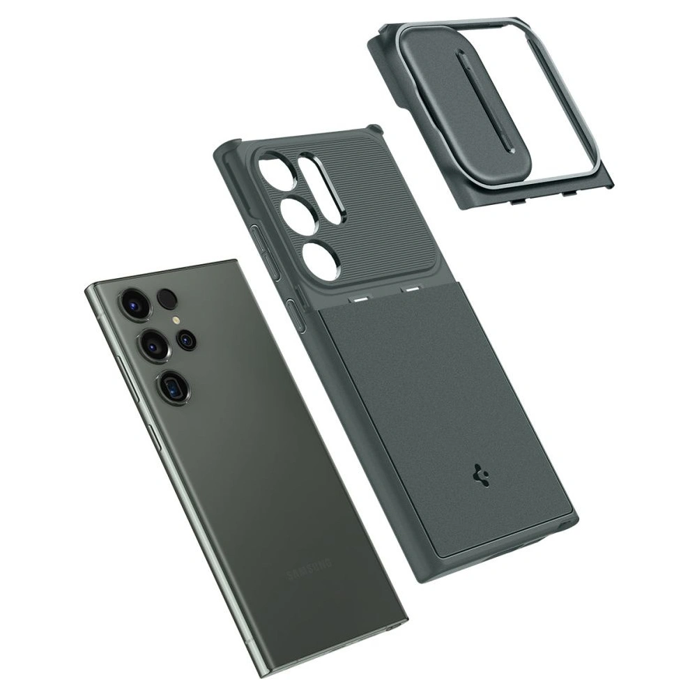 Hurtownia GSM - Spigen Samsung Case Optik Armor Galaxy S23 Ultra Abyss Grün - SPN2785 - {ean13} - Hurt