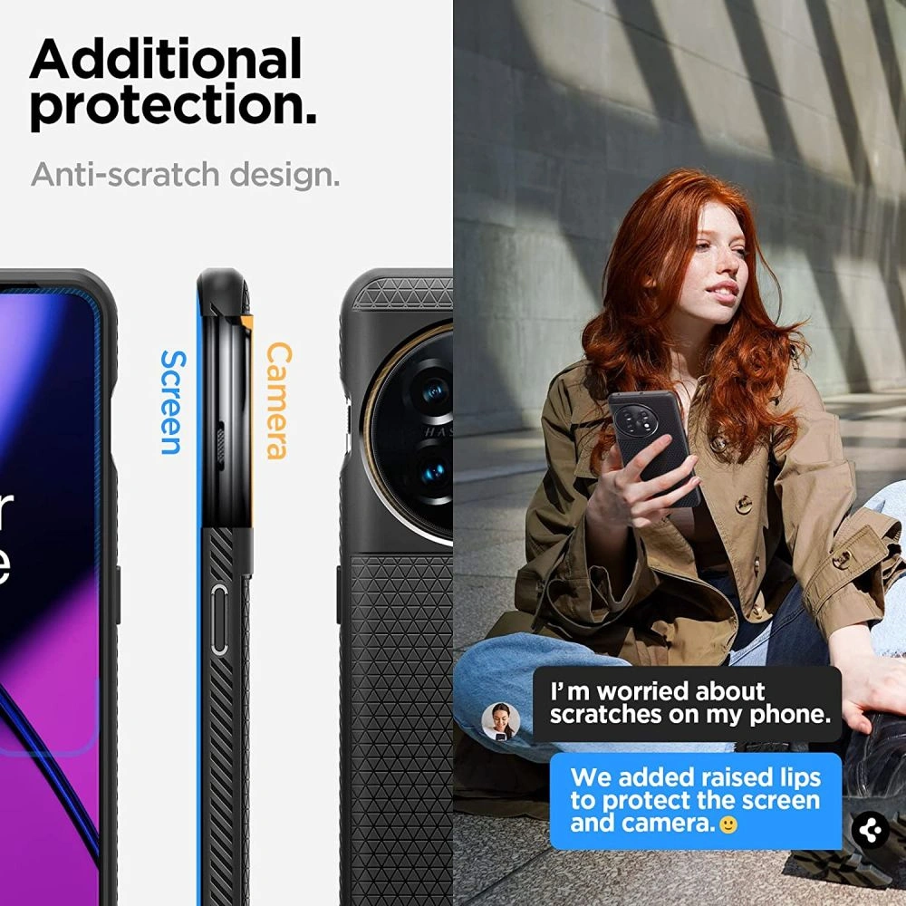 Hurtownia GSM - Etui Spigen Liquid Air OnePlus 11 5G Matná černá - SPN2786 - {ean13} - Hurt