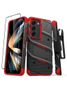 Hurtownia GSM - Etui ZIZO BOLT Series Samsung Galaxy S23 + sklo (černá/červená) - ZIZ118 - {ean13} - Hurt