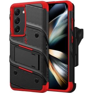 Hurtownia GSM - Etui ZIZO BOLT Series Samsung Galaxy S23 + sklo (černá/červená) - ZIZ118 - {ean13} - Hurt