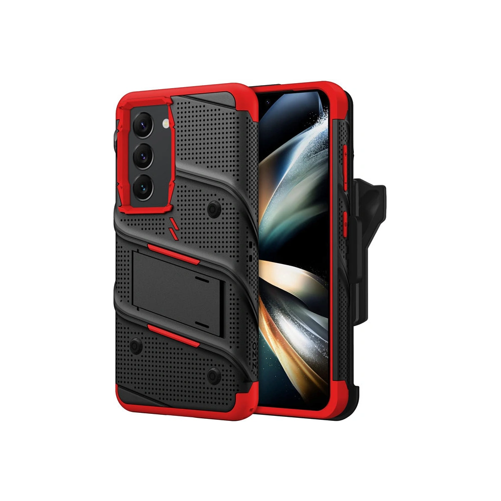 Hurtownia GSM - Etui ZIZO BOLT Series Samsung Galaxy S23 + sklo (černá/červená) - ZIZ118 - {ean13} - Hurt
