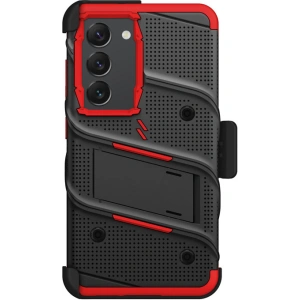 Hurtownia GSM - Etui ZIZO BOLT Series Samsung Galaxy S23 + sticlă (negru/roșu) - ZIZ118 - {ean13} - Hurt