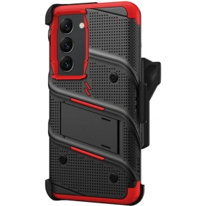 Hurtownia GSM - Etui ZIZO BOLT Series Samsung Galaxy S23 + sticlă (negru/roșu) - ZIZ118 - {ean13} - Hurt