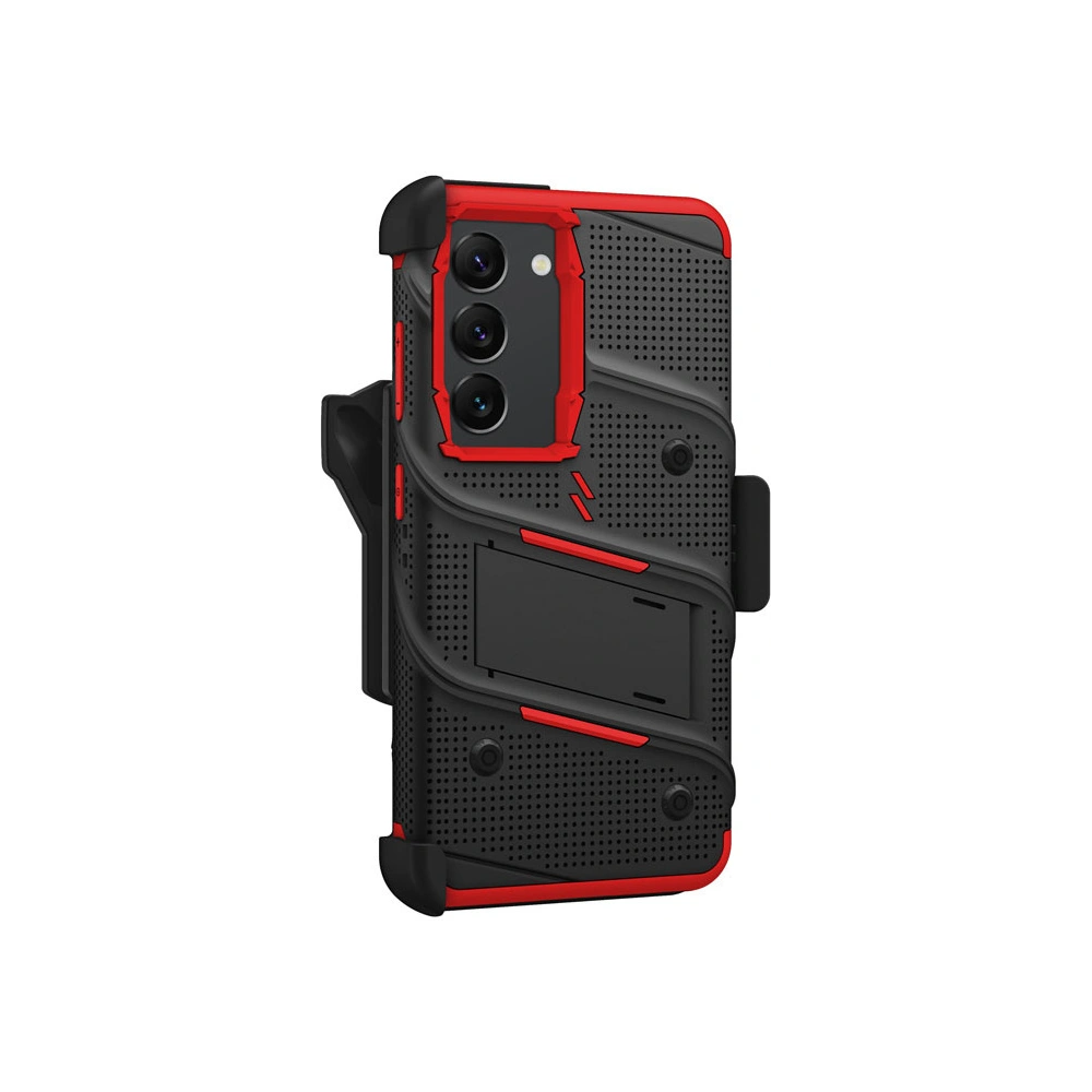 Hurtownia GSM - Etui ZIZO BOLT Series Samsung Galaxy S23 + sklo (černá/červená) - ZIZ118 - {ean13} - Hurt