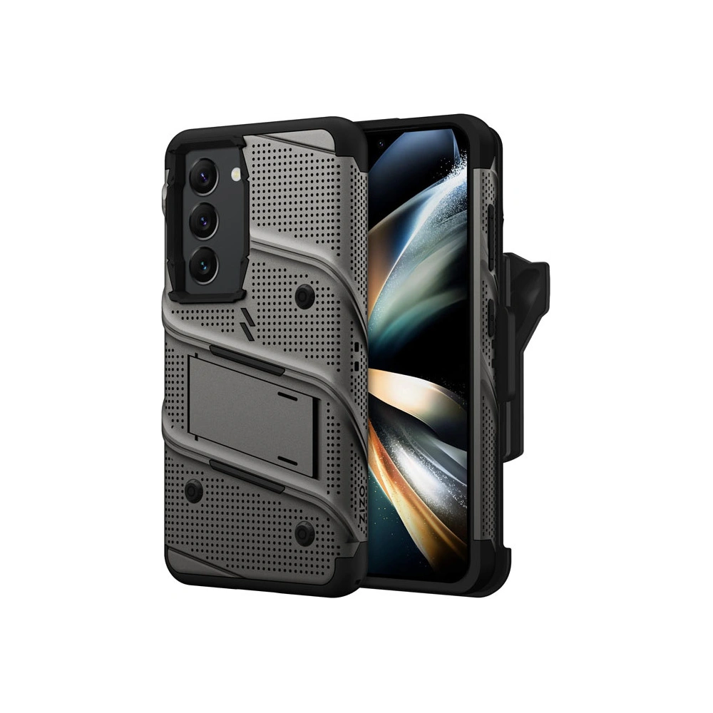 Hurtownia GSM - Etui ZIZO BOLT Series Samsung Galaxy S23 + üveg (szürke) - ZIZ119 - {ean13} - Hurt
