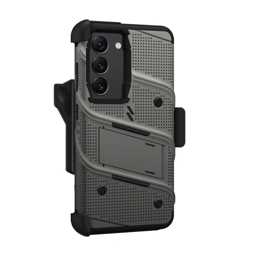 Etui ZIZO BOLT Series Samsung Galaxy S23 + szkło (szary)