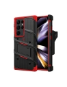 Hurtownia GSM - Etui ZIZO BOLT Series Samsung Galaxy S23 Ultra + üveg (fekete/piros) - ZIZ120 - {ean13} - Hurt