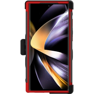 Wholesale ZIZO BOLT Series Samsung Galaxy S23 Ultra with tempered glass (black/red) - ZIZ120 - {ean13} - Hurt