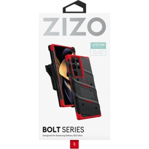 Wholesale ZIZO BOLT Series Samsung Galaxy S23 Ultra with tempered glass (black/red) - ZIZ120 - {ean13} - Hurt
