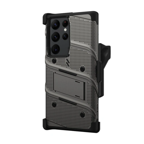 Etui ZIZO BOLT Series Samsung Galaxy S23 Ultra + szkło (szary)