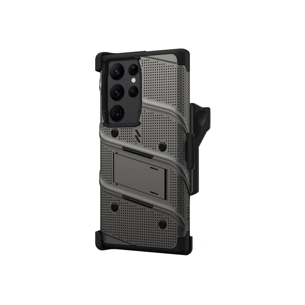 Hurtownia GSM - Etui ZIZO BOLT Series Samsung Galaxy S23 Ultra + sklo (šedé) - ZIZ121 - {ean13} - Hurt