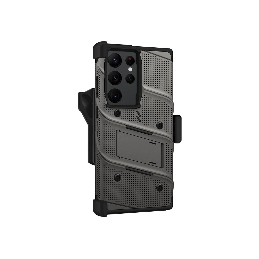 Hurtownia GSM - Etui ZIZO BOLT Series Samsung Galaxy S23 Ultra + sklo (šedé) - ZIZ121 - {ean13} - Hurt