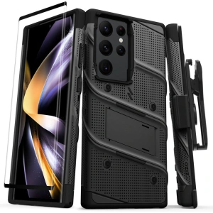 Hurtownia GSM - Etui ZIZO BOLT Series Samsung Galaxy S23 Ultra + sklo (černé) - ZIZ124 - {ean13} - Hurt