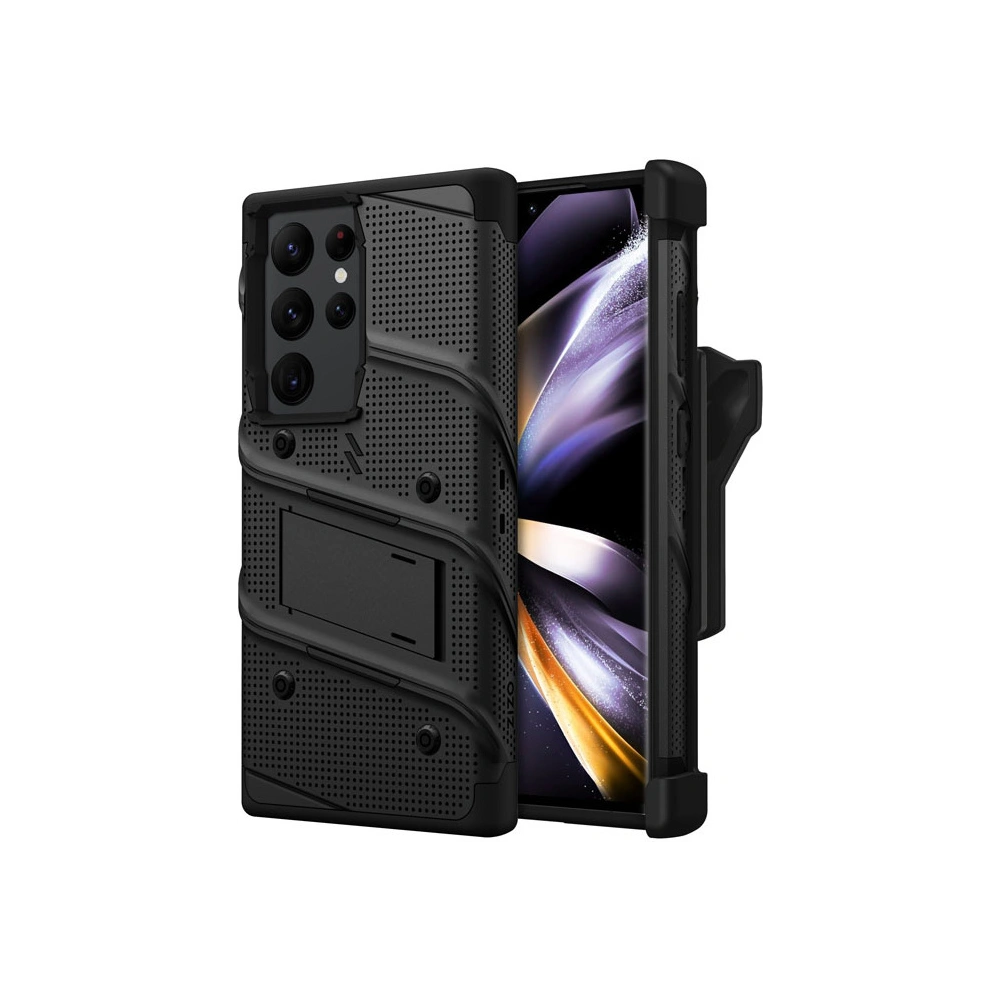 Hurtownia GSM - Etui ZIZO BOLT Series Samsung Galaxy S23 Ultra + Glas (schwarz) - ZIZ124 - {ean13} - Hurt