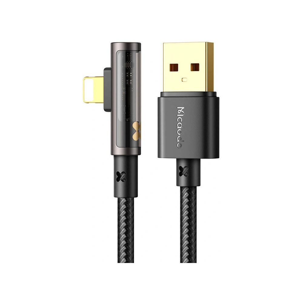 Hurtownia GSM - Kabel kątový Mcdodo Prism CA-3511 USB-A/Lightning, 1.8m (černý) - MDD91 - {ean13} - Hurt